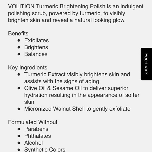 Volition Tumeric Brightening polish - Picture 5 of 7